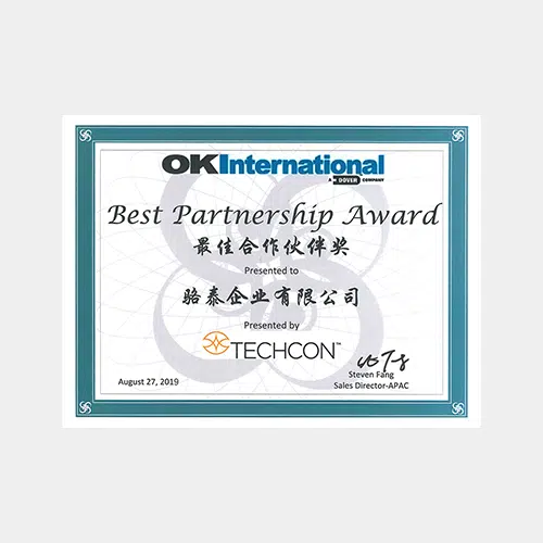 賀! 駱泰企業獲頒"TECHCON 最佳合作夥伴獎"及"METCAL 最佳服務獎"