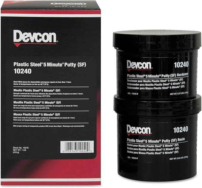 Devcon® 超快速固化塑鋼修補膏 (SF) 10240