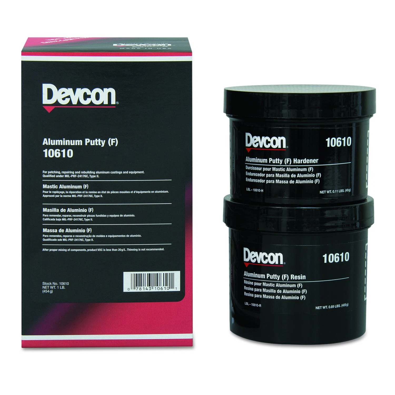 Devcon® 鋁質修補膏 (F) 10610 10620